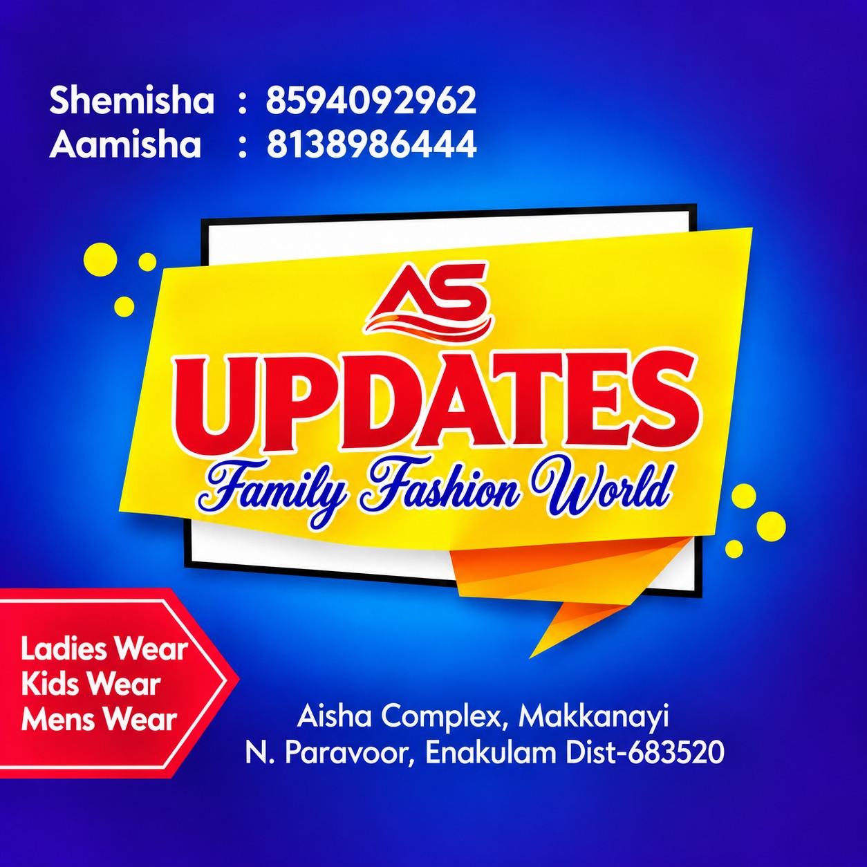 AS UPDATES Family Fashion World